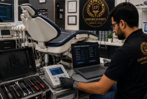 Dental chair calibration and testing