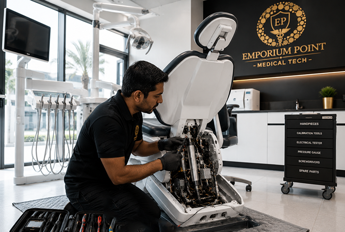 Dental chair preventive maintenance
