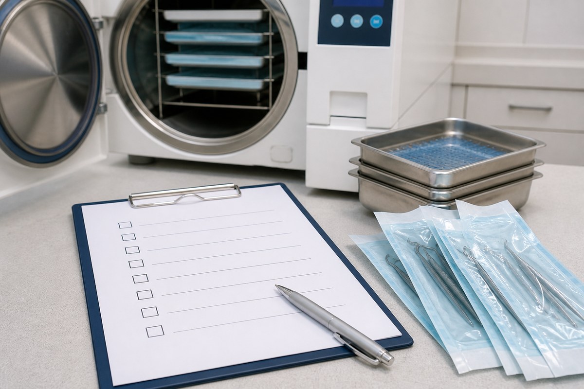 Dental autoclave maintenance checklist