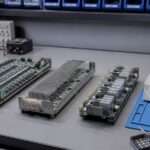 ASIC miner hashboards prepared for repair review