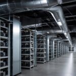 ASIC miners in ventilated mining room