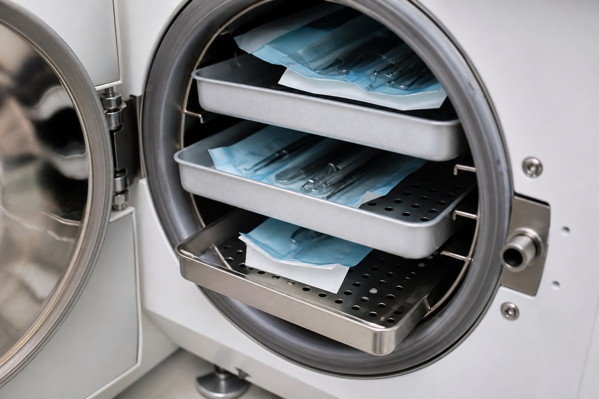 Autoclave chamber and gasket inspection